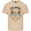 Real Beards Love Mead Funny Beer Alcohol Mens Cotton T-Shirt Tee Top Sand
