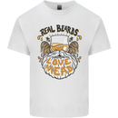 Real Beards Love Mead Funny Beer Alcohol Mens Cotton T-Shirt Tee Top White