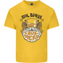 Real Beards Love Mead Funny Beer Alcohol Mens Cotton T-Shirt Tee Top Yellow