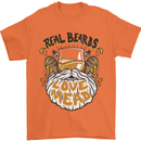 Real Beards Love Mead Funny Beer Alcohol Mens T-Shirt 100% Cotton Orange