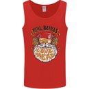 Real Beards Love Mead Funny Beer Alcohol Mens Vest Tank Top Red
