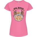 Real Beards Love Mead Funny Beer Alcohol Womens Petite Cut T-Shirt Azalea