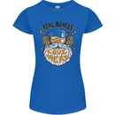 Real Beards Love Mead Funny Beer Alcohol Womens Petite Cut T-Shirt Royal Blue