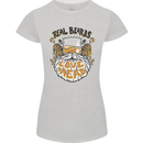 Real Beards Love Mead Funny Beer Alcohol Womens Petite Cut T-Shirt Sports Grey