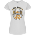 Real Beards Love Mead Funny Beer Alcohol Womens Petite Cut T-Shirt White
