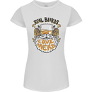 Real Beards Love Mead Funny Beer Alcohol Womens Petite Cut T-Shirt White