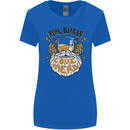 Real Beards Love Mead Funny Beer Alcohol Womens Wider Cut T-Shirt Royal Blue