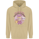 Real Easter Bunny Funny Cat With Eggs Mens 80% Cotton Hoodie Sand