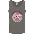Real Easter Bunny Funny Cat With Eggs Mens Vest Tank Top Charcoal