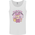 Real Easter Bunny Funny Cat With Eggs Mens Vest Tank Top White
