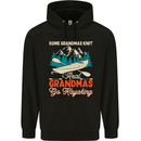 Real Grandmas Go Kayaking Funny Kayak Mens 80% Cotton Hoodie Black