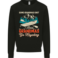 Real Grandmas Go Kayaking Funny Kayak Mens Sweatshirt Jumper Black