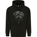 Realistic Shih Tzu Dog Childrens Kids Hoodie Black