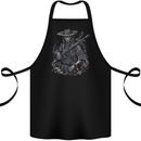 Rebel Zombie Soldier Demon Army Malitia Cotton Apron 100% Organic Black