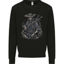 Rebel Zombie Soldier Demon Army Malitia Mens Sweatshirt Jumper Black