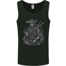 Rebel Zombie Soldier Demon Army Malitia Mens Vest Tank Top Black