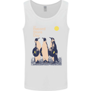 Record Store Day Vinyl Music Turntable Decks DJ Mens Vest Tank Top White