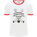 Ouija Board Dark Black Magic Voodoo Mens Ringer T-Shirt White/Red