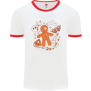 Voodoo Doll Elements Black Magic Mens Ringer T-Shirt White/Red