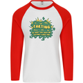 Farting is Just My Way of Saying That I Love You Mens L/S Baseball T-Shirt White/Red