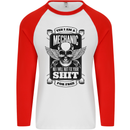 Im a Mechanic No Wont Fix For Free Funny Mens L/S Baseball T-Shirt White/Red