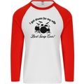 Drums for My Wife Drumming Drummer Mens L/S Baseball T-Shirt White/Red