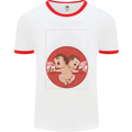 Angry Mom New Baby Pregnancy Pregnant Mens Ringer T-Shirt White/Red