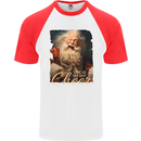 Spread Holiday Cheer Christmas Santa Xmas Mens S/S Baseball T-Shirt White/Red