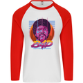 Bad Mother F#%ker Funny Offensive Movie Mens L/S Baseball T-Shirt White/Red