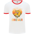 I Love My Little Dragon Bearded Dragon Mens Ringer T-Shirt White/Red