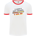 I Don't Get Older Funny Gaming Gamer Birthday Mens Ringer T-Shirt White/Red