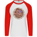 Mechanic Real Men Smell Like Diesel Mens L/S Baseball T-Shirt White/Red