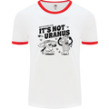 Funny Climate Change Its Not Uranus Mens Ringer T-Shirt White/Red