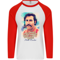 Pablo Escobar Quote Cocaine Drug Culture Mens L/S Baseball T-Shirt White/Red