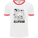 Ellipsism Missing Out on the Future Mens Ringer T-Shirt White/Red