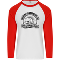 Grandad & Granddaughters Grandparent's Day Mens L/S Baseball T-Shirt White/Red