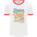 Aged to Perfection 78th Birthday 1945 Mens Ringer T-Shirt White/Red