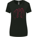 Red Mothman Womens Wider Cut T-Shirt Black