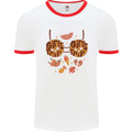 Girls Trip Fancy Dress Costume Holiday Mens Ringer T-Shirt White/Red