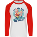 Grandpas are Cooler Grandparents Day Mens L/S Baseball T-Shirt White/Red