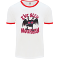 I've Seen Mothman Mens Ringer T-Shirt White/Red