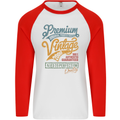 Aged to Perfection 23rd Birthday 2000 Mens L/S Baseball T-Shirt White/Red