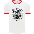 Romantic Walks Hardware Store Tradesman DIY Mens Ringer T-Shirt White/Red