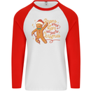 Gingers are for Life Funny Christmas Xmas Mens L/S Baseball T-Shirt White/Red
