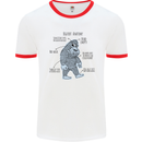 The Anatomy of Bigfoot Mens Ringer T-Shirt White/Red