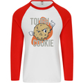 A Tough Cookie Funny MMA Mixed Martial Arts Mens L/S Baseball T-Shirt White/Red