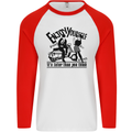 2Tone Enjoy Yourself 2 Tone SKA Music Mens L/S Baseball T-Shirt White/Red