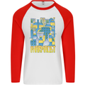 Pharmacist Chemist Design Mens L/S Baseball T-Shirt White/Red