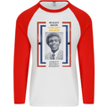 Re-Elect Mayor Goldie Wilson 80's Movie Mens L/S Baseball T-Shirt White/Red