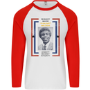 Re-Elect Mayor Goldie Wilson 80's Movie Mens L/S Baseball T-Shirt White/Red